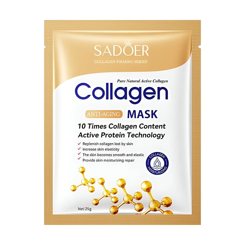 Антивікова тканинна маска для обличчя Sadoer Collagen Anti-Aging Mask, 25 г
