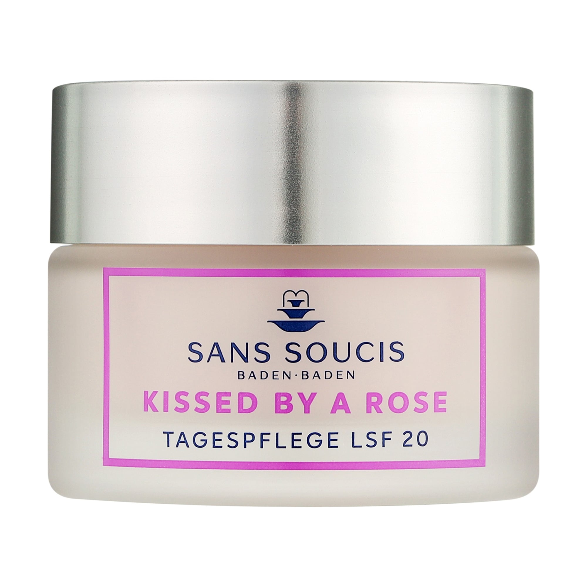 Денний крем длля обличчя Sans Soucis Kissed By a Rose SPF20 зі стовбуровими клітинами троянди, 50 мл
